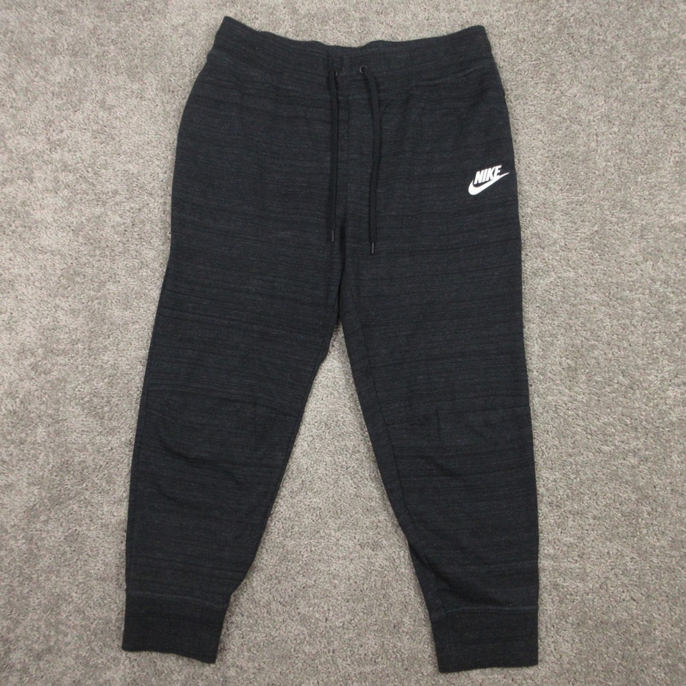 Nike Sweatpants Mens XL Black Sportswear Logo Swoosh Comfort Walking Gym Active
